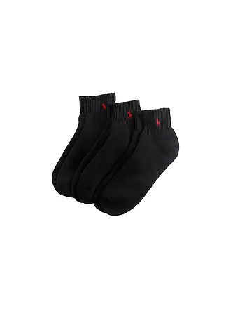 POLO RALPH LAUREN | Chaussettes sneaker, lot de 3, blanc | schwarz